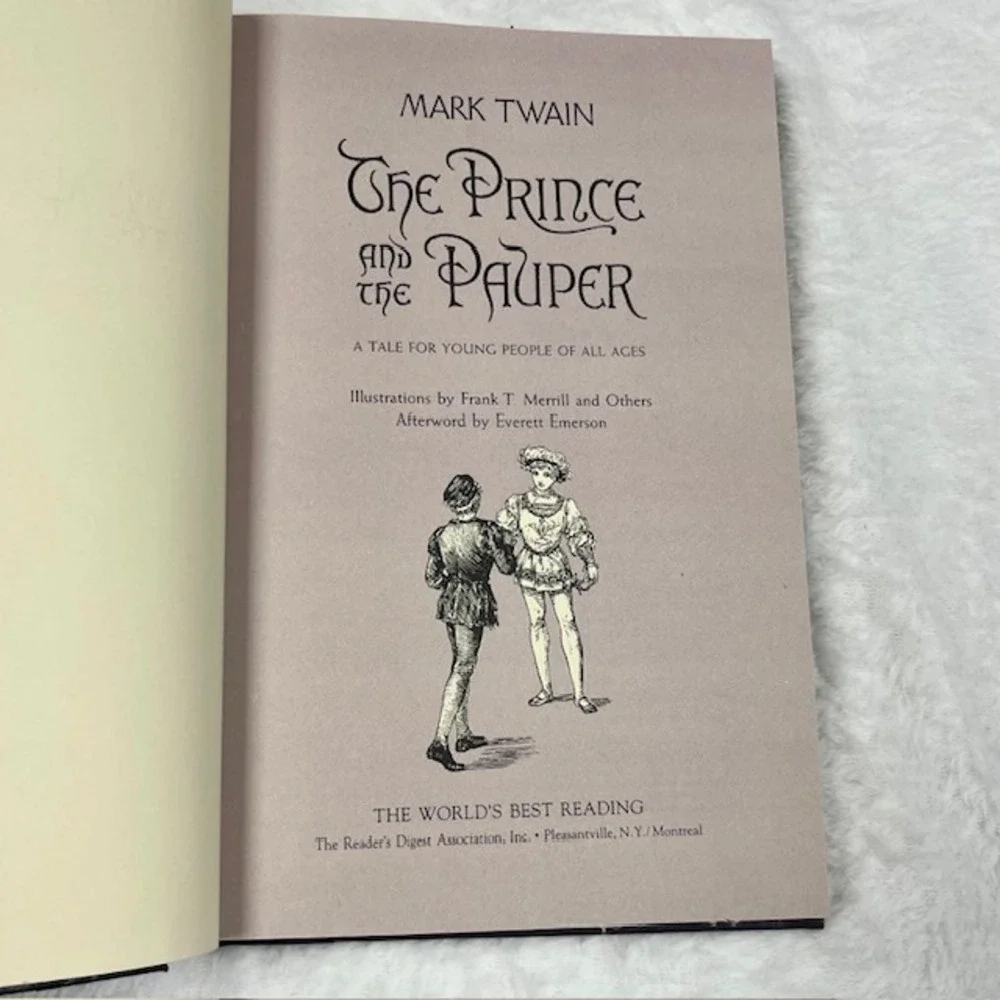The Prince and the Pauper Mark Twain Reader's Digest World's Best Reading 1988
